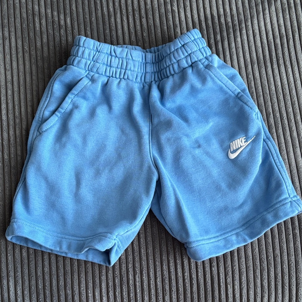 Nike Kids Light Blue Athletic Shorts